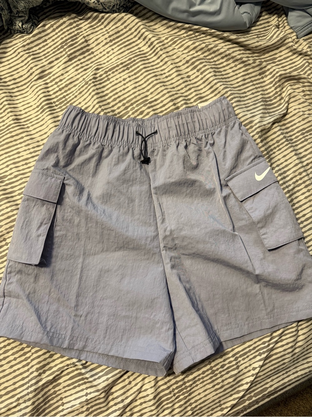 Nike Light Lavender Cargo Shorts with Drawstring women’s small
